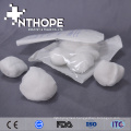 medical absorbent sterile bleached white gauze ball